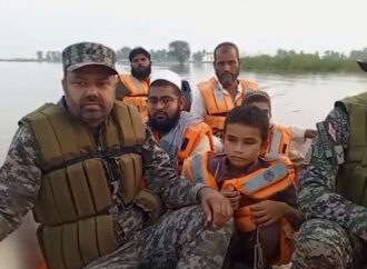 پنجاب رینجرزکاسیلاب سے متاثرہ سلیمانکی میں ریسکیوآپریشن جاری