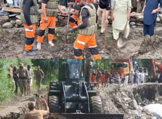 پاک فوج کی انجینئر نگ کور کی شانگلہ اور بونیر میں امدادی کارروائیاں