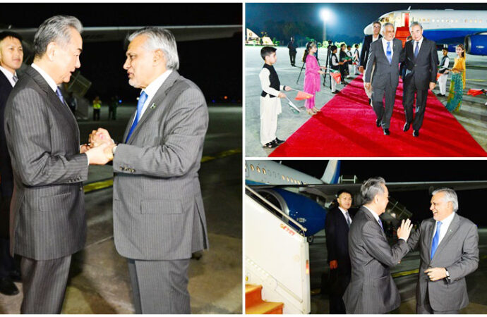 چین کے وزیر خارجہ کی اسلام آباد آمد، پاک چین سٹریٹجک ڈائیلاگ میں شرکت کریں گے