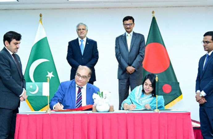 پاکستان اور بنگلہ دیش کے درمیان چھ مفاہمتی یادداشتوں پر دستخط