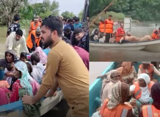 سیلابی صورتحال، سیالکوٹ اور وزیرآباد میں پاک فوج کی امدادی کارروائیاں جاری