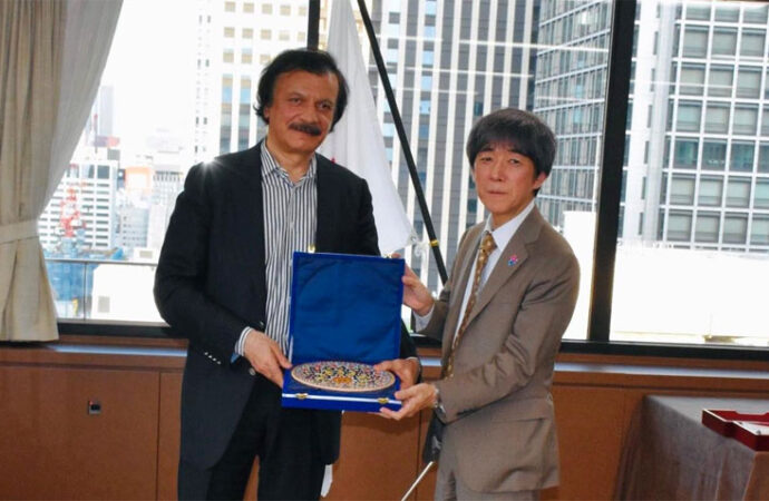 ہارون اختر کی جاپانی نائب وزیر سے ملاقات، صنعتی تعاون اور سرمایہ کاری پر بات چیت