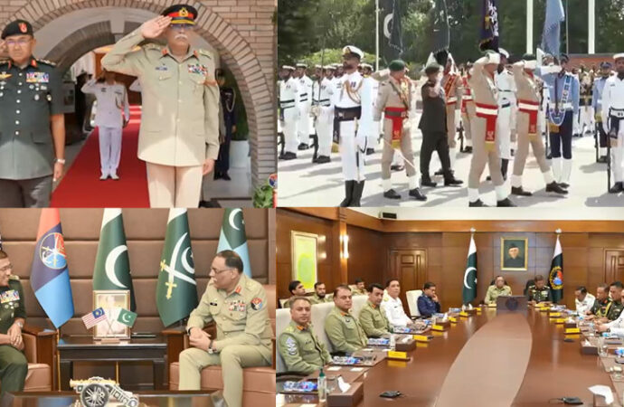 پاکستان اور ملائیشیا کا باہمی عسکری تعلقات کو مضبوط بنانے کے عزم کا اعادہ