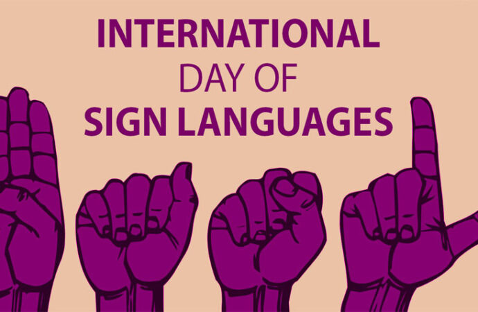 اشاروں کی زبان کاعالمی دن آج منایاجارہاہے