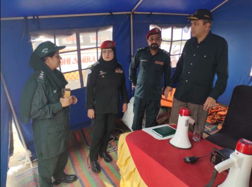 پنجاب ایمرجنسی سروسز کے سیکرٹری ڈاکٹر رضوان نصیر نے سیلاب متاثرہ علاقوں اور ریسکیو سنٹرل اسٹیشن کا دورہ کیا