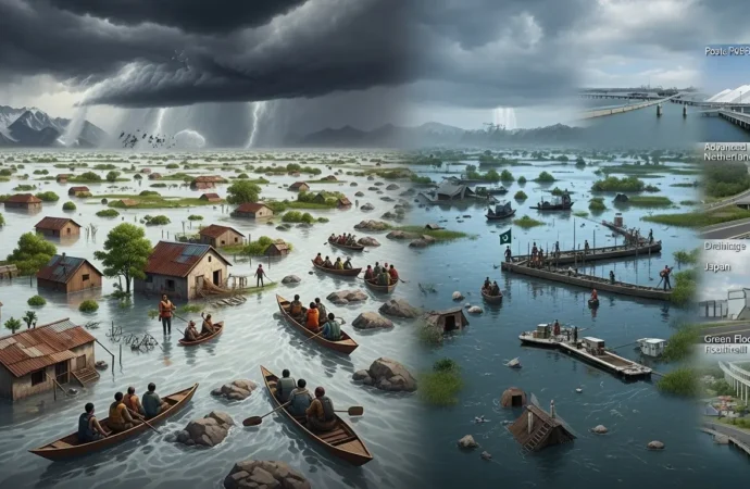 پاکستان میں بڑے سیلابوں کا تجزیہ: 2010، 2022 اور 2025 کے نقصانات، اقدامات اور عالمی حکمت عملیوں کا تقابلی جائزہ