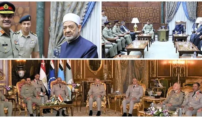 فیلڈ مارشل سید عاصم منیر کا دورہ مصر، ملاقاتوں میں علاقائی سلامتی اور دفاعی تعاون پر تبادلہ خیال