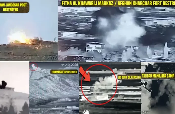 پاک فوج کا افغانستان کی جارحیت کا منہ توڑجواب