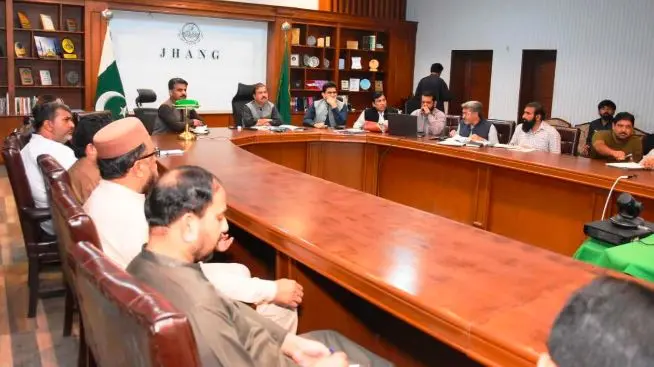 ضلع میں گندم کی کاشت اور زیادہ پیداوار کے حوالے سے اہم اجلاس۔