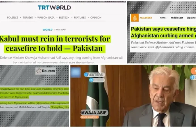 عالمی میڈیا کی افغانستان کیساتھ جنگ بندی کے حوالے پاکستان کے موقف کی تائید