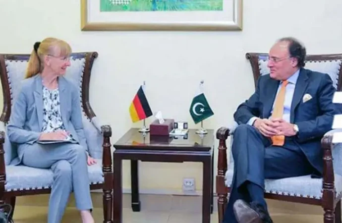 وزیرخزانہ کی جرمنی کی کاروباری برادری کو پاکستان میں مواقع تلاش کرنیکی دعوت