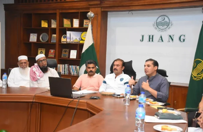 ڈپٹی کمشنر اور ڈسٹرکٹ پولیس آفیسر کی زیر صدارت ڈسٹرکٹ امن کمیٹی کا اجلاس