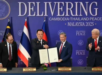 تھائی لینڈ ، کمبوڈیا کے امن معاہدے پر دستخط