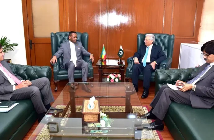 غذائی تحفظ و معاشی ترقی کیلئے پاکستان اور ایتھوپیا کا اشتراک بڑھانے کا عزم