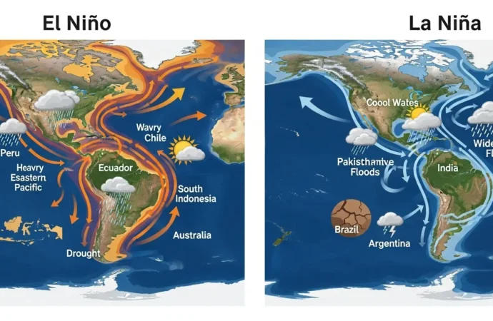 ال نینو اور لا نینا کیا ہیں؟ اور یہ دنیا اور پاکستان کے موسموں کو کیسے بدل رہے ہیں؟