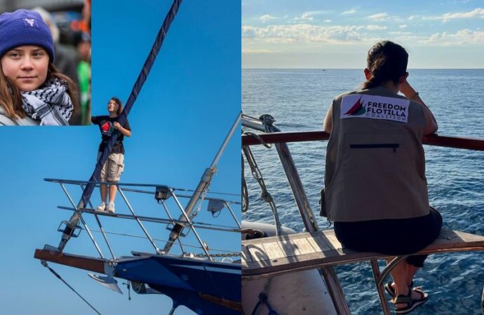 گریٹا تھنبرگ: موسمیاتی جدوجہد سے غزہ امدادی فلوٹیلا تک