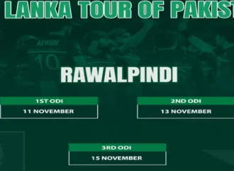 پاکستان اورسری لنکا کے درمیان پہلا ایک روزہ میچ کل راولپنڈی میں کھیلا جائے گا
