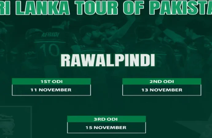 پاکستان اورسری لنکا کے درمیان پہلا ایک روزہ میچ کل راولپنڈی میں کھیلا جائے گا