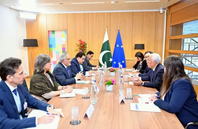 پاکستان اور یورپی یونین کا اہم شعبوں میں تعاون مزید مستحکم کرنے پراتفاق