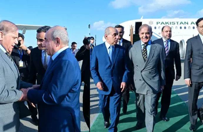 وزیراعظم آذربائیجان کے سرکاری دورے پر باکو پہنچ گئے