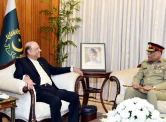 صدر  اور وزیر اعظم سے چیئرمین جوائنٹ چیفس آف سٹاف کمیٹی جنرل ساحر شمشاد مرزا کی الوداعی ملاقات