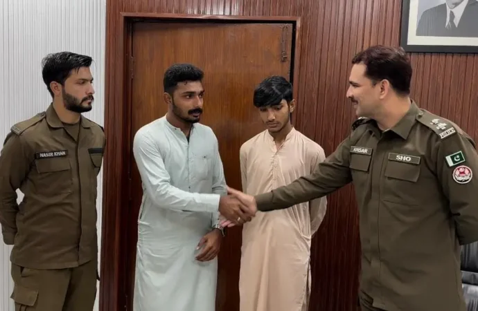 تھانہ کوتوالی کی حدود سے اغواء ہونے والا 15 سالہ حسین جاوید کراچی سے بازیاب