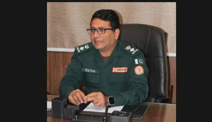 ریسکیو 1122 جھنگ میں نئے ڈسٹرکٹ ایمرجنسی آفیسر سلطان محمود نے عہدے کا چارج سنبھال لیا