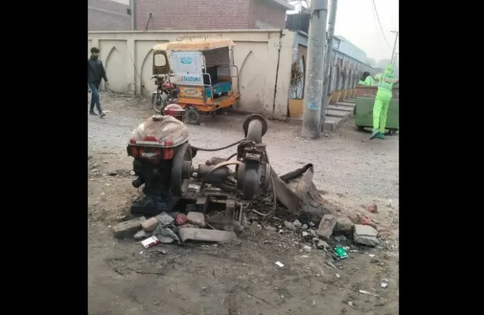 واسا کا اہم اقدام گوجرہ روڈ پر کئی دہائیوں سے لگا پیٹر بہتر حکمت عملی کے بعد ہٹا دیا گیا