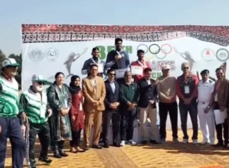 ارشد ندیم نے نیشنل گیمز میں گولڈ میڈل جیت لیا