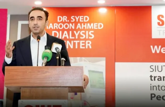 بلاول بھٹو نے کراچی میں ایس آئی یو ٹی کے ڈائیلاسز اور لیتھوٹریپسی سنٹرز کا افتتاح کردیا