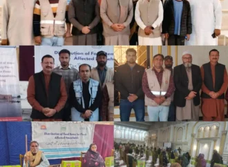 آگاہی اور اے پی ایچ ایف نے ضلعی انتظامیہ اور محکمہ سوشل ویلفیئر کے اشتراک سے تحصیل جھنگ کی تین یونین کونسلز میں خشک راشن تقسیم کیا