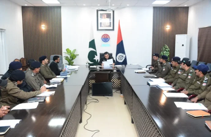 ڈی پی او کیپٹن (ر) بلال افتخار کیانی کی زیر صدارت چوکی انچارجز کی میٹنگ منعقد ہوئی