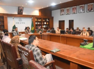 ایڈیشنل ڈپٹی کمشنر جنرل عامر محمودکی زیر صدارت ضلعی محکموں کے افسران کا اجلاس منعقد ہوا