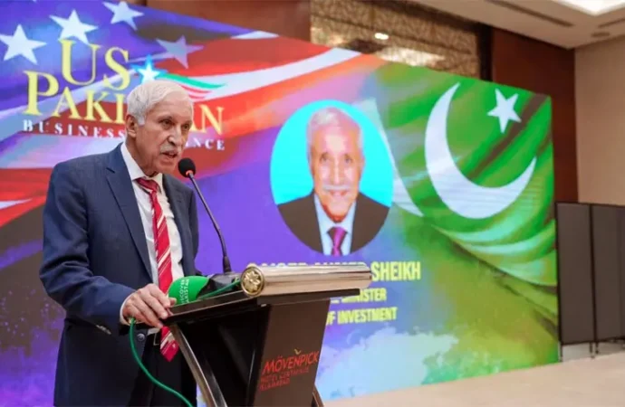 امریکہ کیساتھ تجارتی اور اقتصادی تعلقات مثبت سمت میں بڑھ رہے ہیں، قیصر احمد شیخ