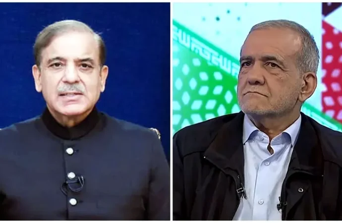 وزیراعظم اور ایرانی صدر کا بدلتی ہوئی علاقائی صورتحال پر تبادلہ خیال