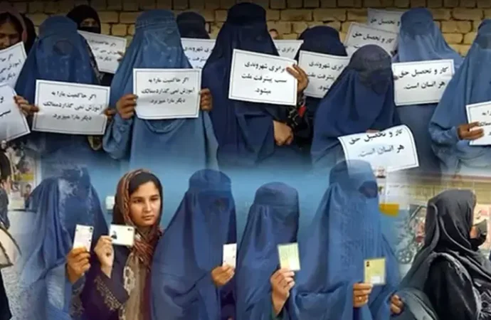 افغان خواتین نے بدترین صنفی امتیازکے خلاف عالمی مہم شروع کردی