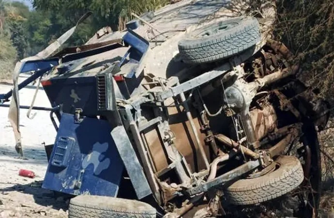 ٹانک میں بارودی سرنگ کا دھماکہ، چھ پولیس اہلکار شہید