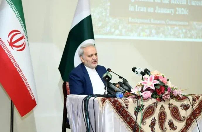 ایران جنگ نہیں چاہتا، مگر جارحیت کا پوری طاقت سے جواب دیا جائے گا، ایرانی سفیر