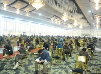 پولیس میں کانسٹیبلز اور لیڈی کانسٹیبلز کی محکمانہ ترقی کے لیے ” لسٹ اے” تحریری امتحان کا انعقاد کیا گیا۔