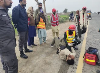 ریسکیو 1122 جھنگ کی جانب سے PERA فیز II کے فزیکل ٹیسٹ کے دوران پروٹوکول اور میڈیکل کور فراہم