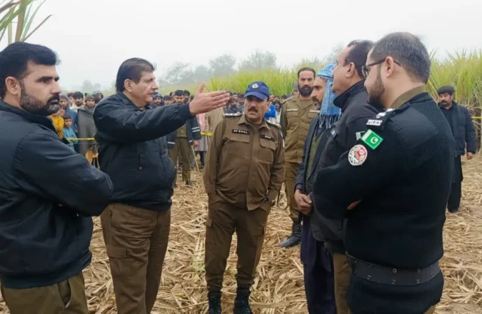 سیٹلائٹ ٹاؤن کے علاقے کدلتھی میں کماد کی فصل سے 6 سالہ بچے کی لاش برآمد، ڈی پی او کا فوری نوٹس