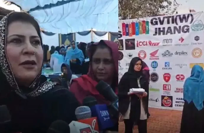 گورنمنٹ ووکیشنل انسٹیٹیوٹ سیٹلائٹ ٹاؤن میں خواتین کے لیے جاب فیئر، 400 کے قریب ملازمتوں کے مواقع