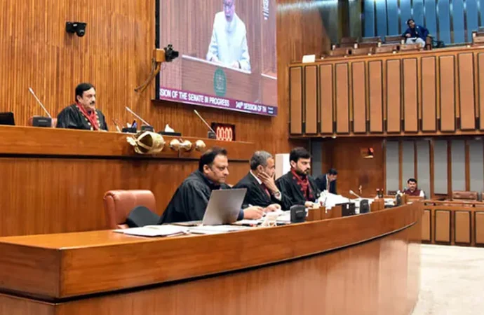 سینیٹ کی بلوچستان میں دہشت گرد حملوں کی شدید مذمت