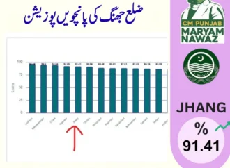 جنوری کے ریونیو کے پی آئیز میں ضلع جھنگ اور تحصیل اٹھارہ ہزاری کی نمایاں کامیابی