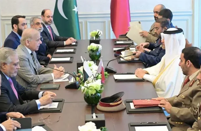 پاکستان ، قطر کا دفاعی شعبے میں دوطرفہ تعاون کو فروغ دینے پر اتفاق