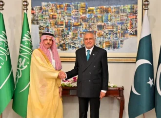 نائب وزیراعظم، سعودی وزیر خارجہ کا خطے میں امن، سلامتی کیلئے کوششوں پر زور