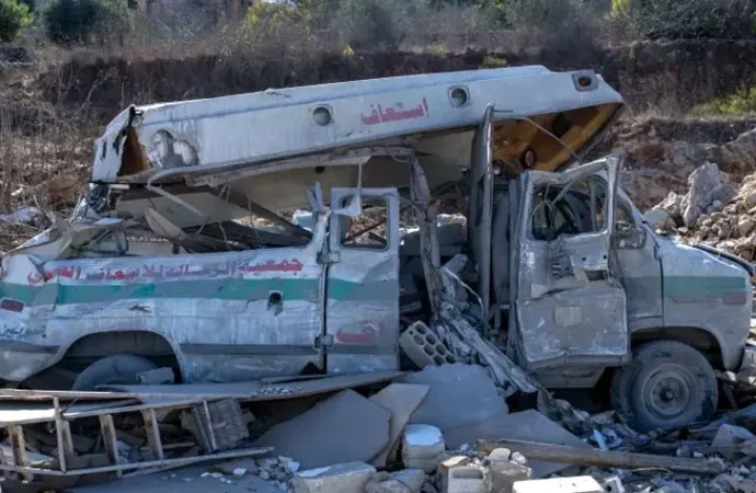 جنوبی لبنان، اسرائیلی حملوں میں طبی عملے کے نو کارکن جاں بحق ہوگئے ہیں، عالمی ادارہ صحت