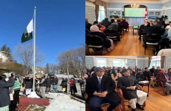 کینیڈا کے دارالحکومت اوٹاوا میں پاکستانی ہائی کمیشن میں یوم پاکستان کے حوالے سے تقریب