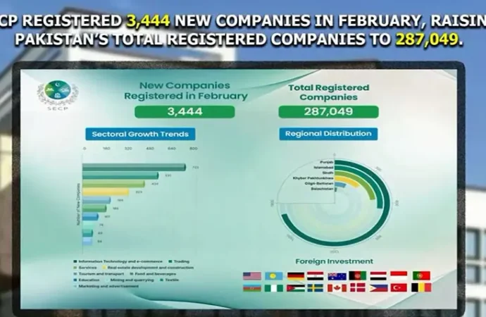 پاکستان میں کاروباری سرگرمیوں میں نمایاں پیشرفت