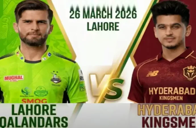 پی ایس ایل کے پہلے میچ میں لاہور قنلدر نے حیدرآباد کنگز مین کو 69 رنز سے ہرا دیا